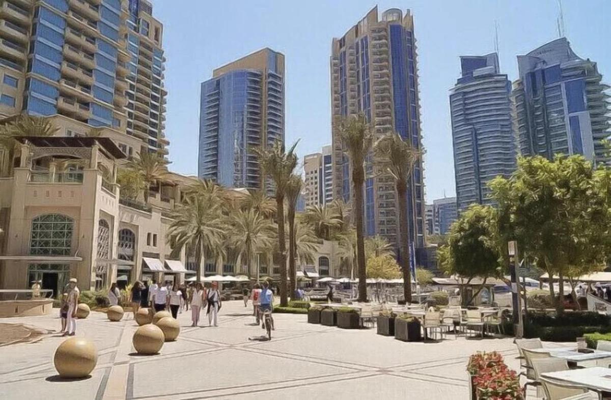 Luxury Apartments In Dubai Marina Exterior foto